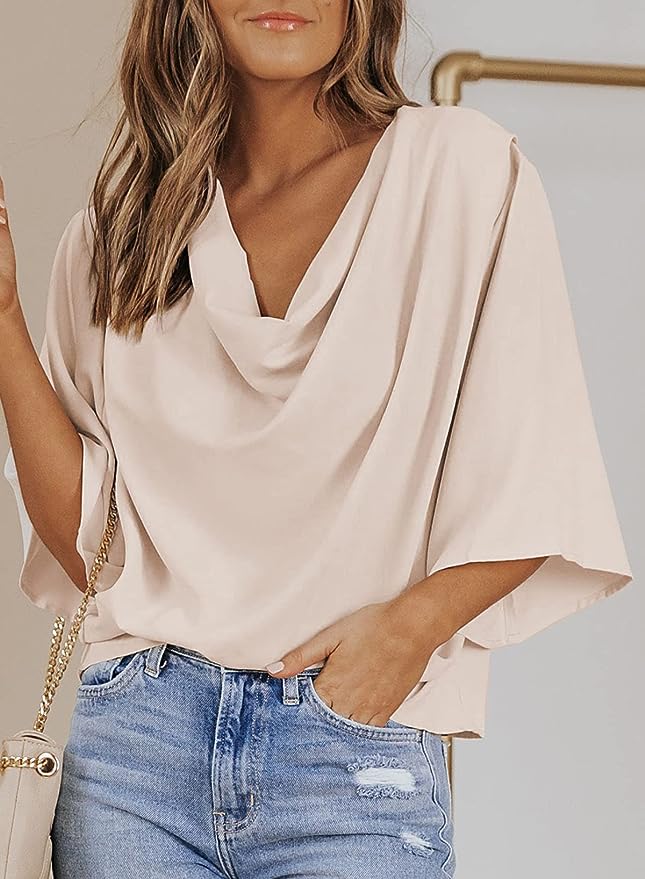 Elevate Your Style with Dokotoo Women’s V-Neck Wrap Top