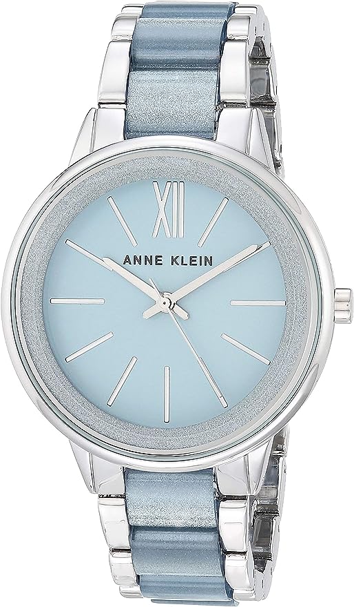 Elevate Your Style with Anne Klein AK-1413LBSV Silver-Tone Watch